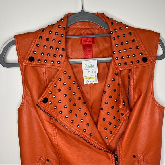 V Cristina Jackets & Coats Nwt V Cristina Leather Jackets Poshmark